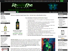 Tablet Screenshot of originalabsinthe.com